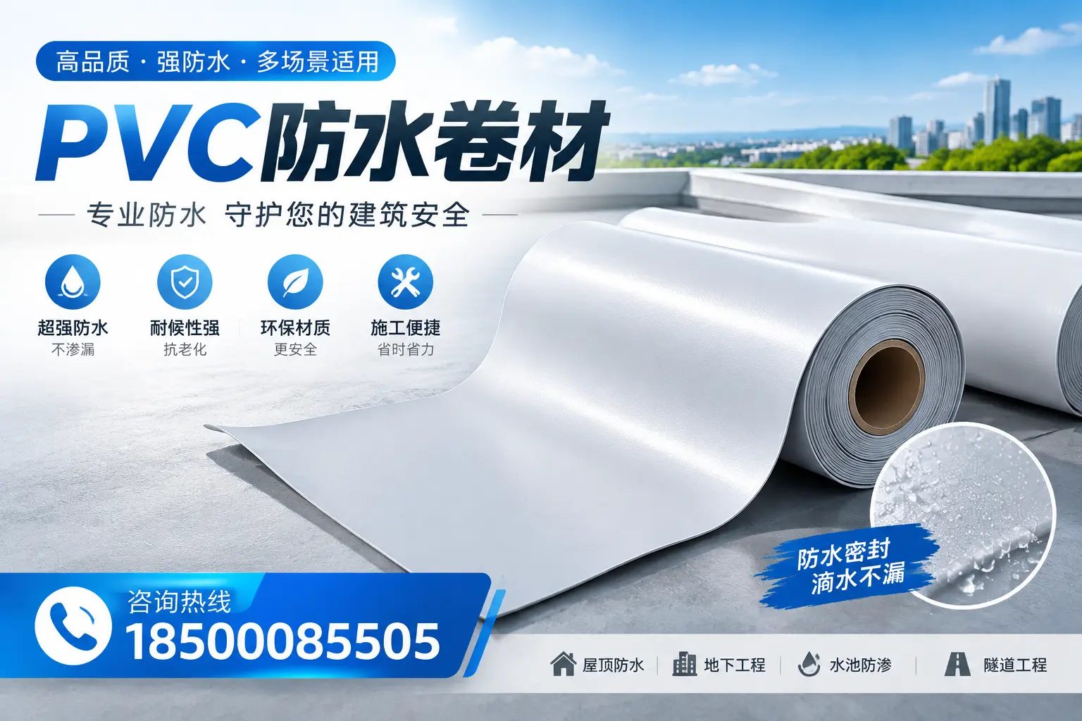 PVC防水卷材的市场竞争分析，梅州品牌选择参考